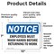 Signmission Safety Culture Sign, 10 in Width, Vinyl Decal, Rectangle OS-2PACK-NS-D-710-L-11968 - alternate 6